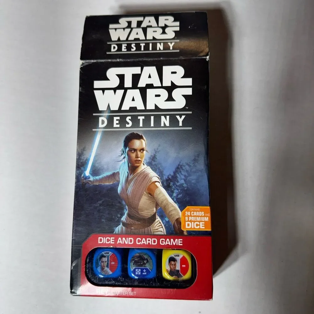 STAR WARS DESTINY FANTASY DICE GAMES REY STARTER SET